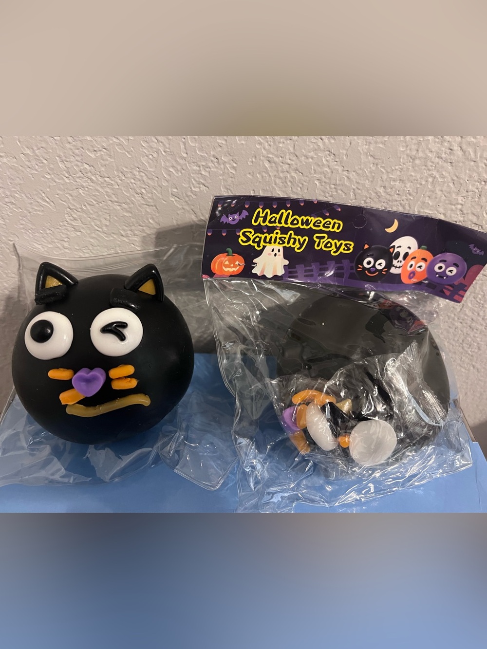 Halloween Cat Squishy Face🐈‍⬛🧡🐈‍⬛🧡